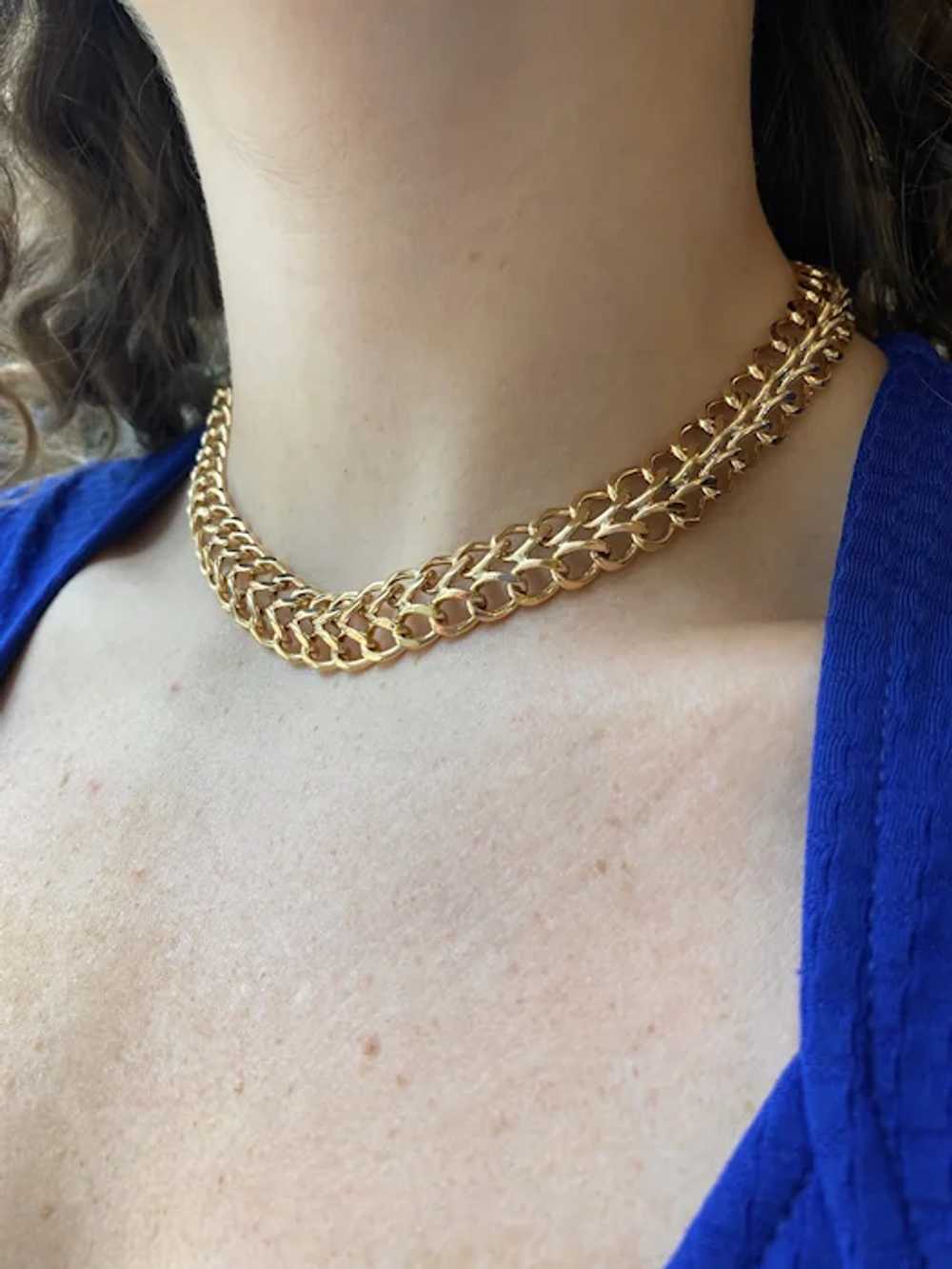 14K Yellow Gold Necklace - image 5