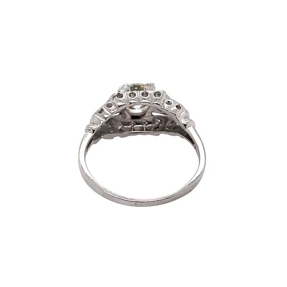 Platinum Diamond Engagement Ring - image 3