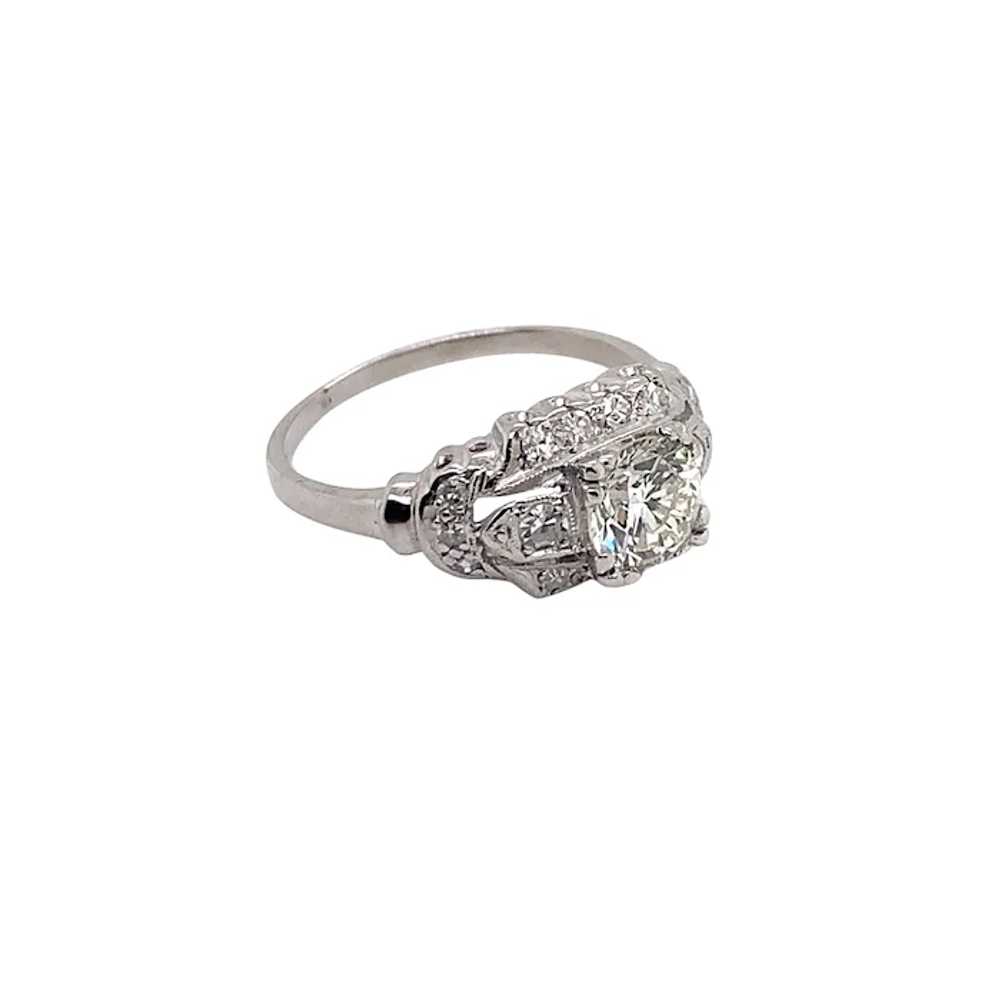 Platinum Diamond Engagement Ring - image 4