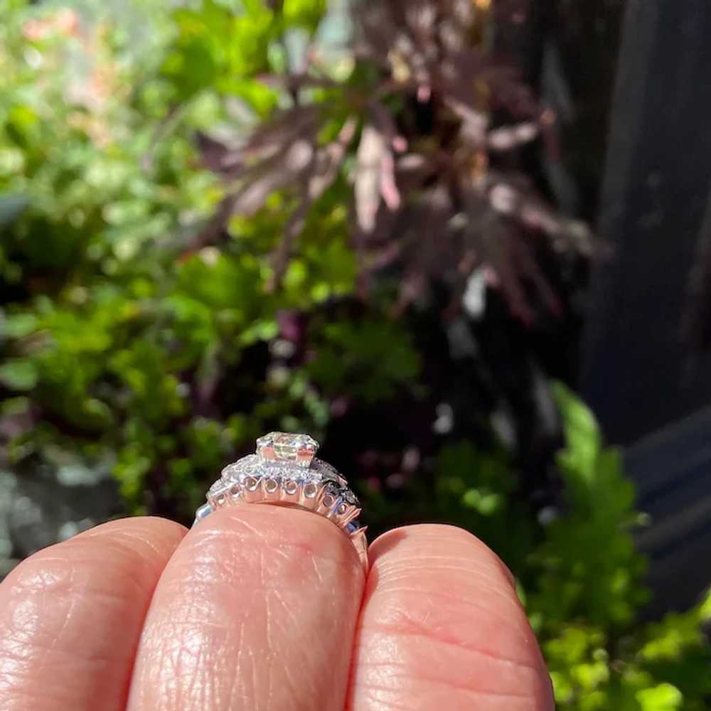 Platinum Diamond Engagement Ring - image 5