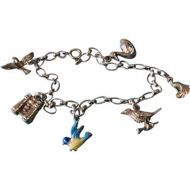 Louis Vuitton Cup Silver 925 Kiwi Bird Double Bracelet