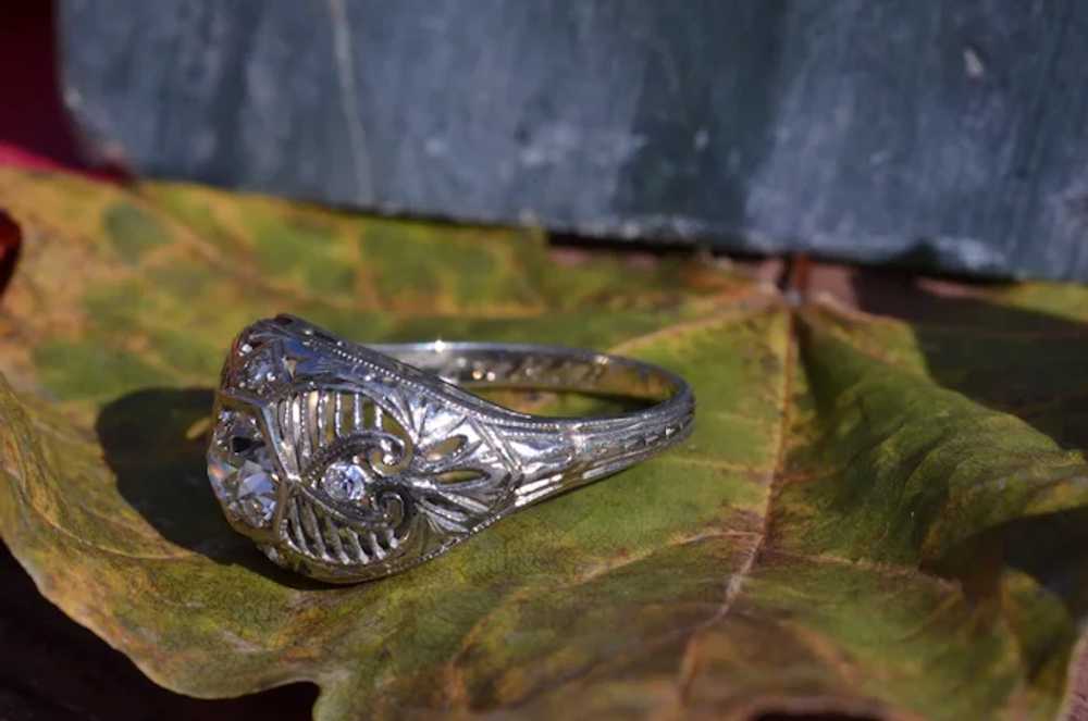 East To West Filigree Ring - image 6