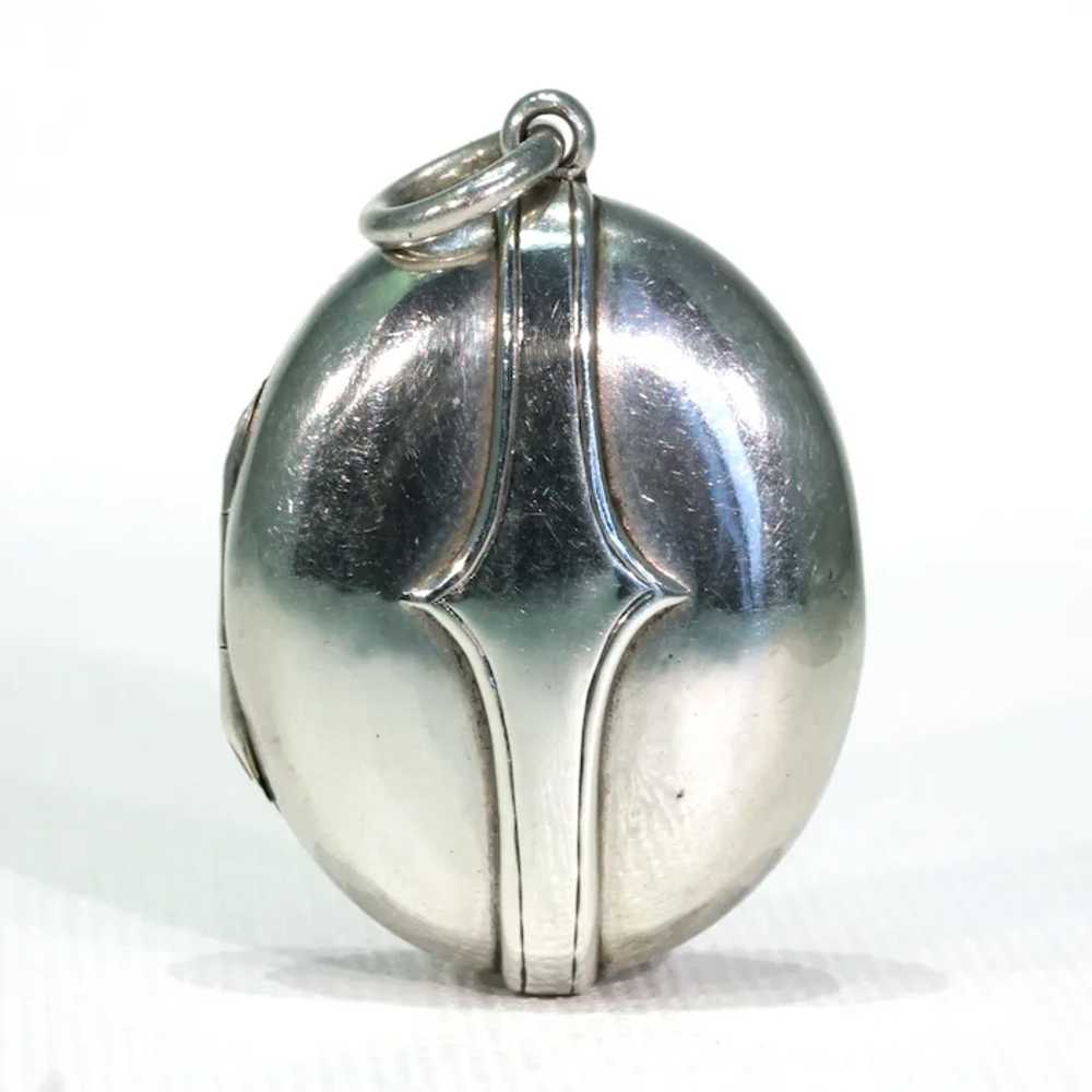 Perfect Victorian Silver Locket - image 11