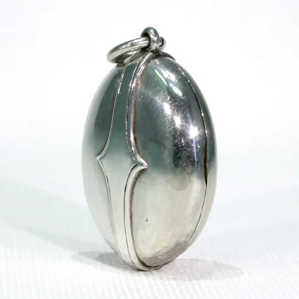 Perfect Victorian Silver Locket - image 2