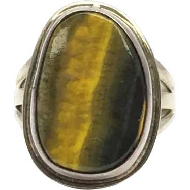 Bumblebee Jasper Ring - Sterling Silver