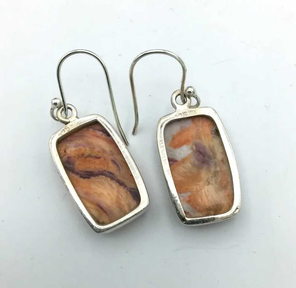 Lion's Paw Shell Earrings - Sterling Silver - image 3