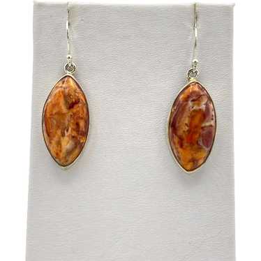 Lion's Paw Shell Earrings - Sterling Silver - image 1