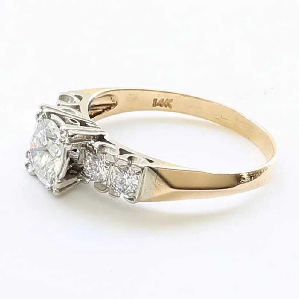 Lady's Vintage 14K Diamond Engagement Ring - image 6