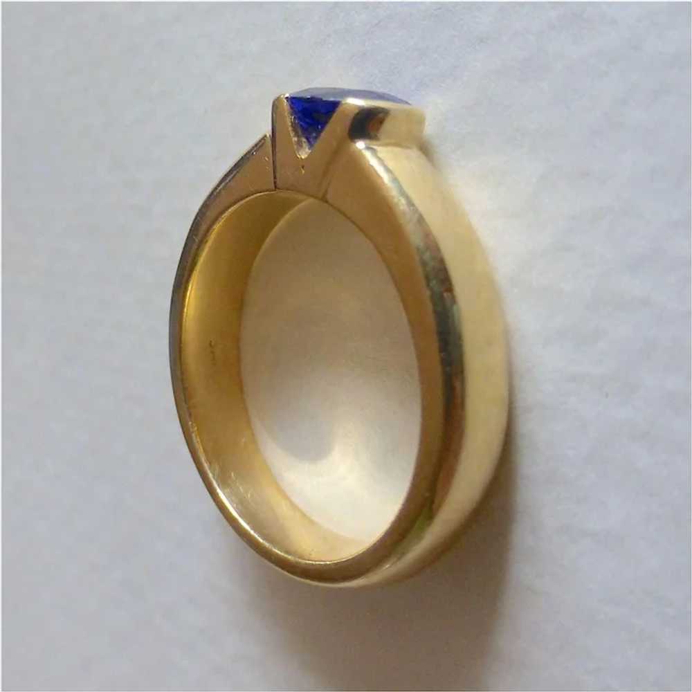 14k Yellow Gold Tanzanite Ring - image 6
