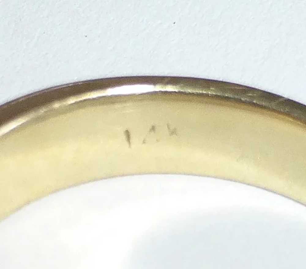14k Yellow Gold Tanzanite Ring - image 7