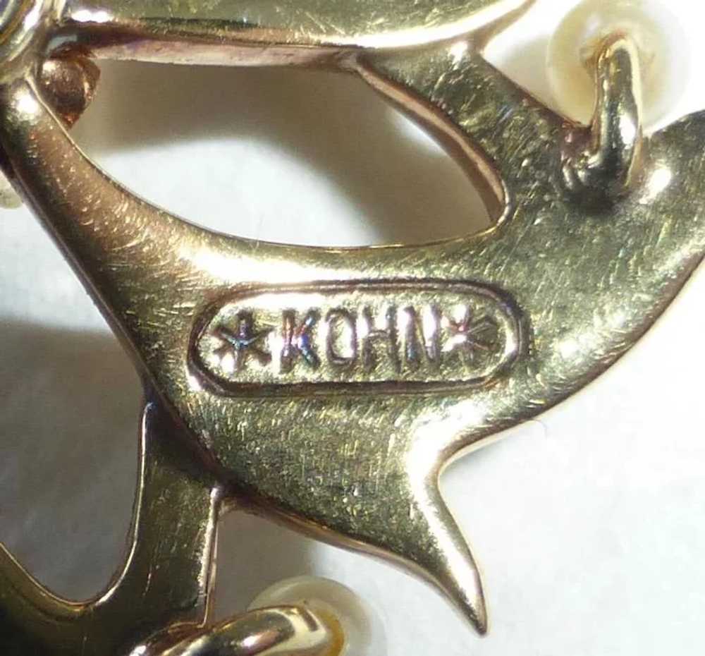 Antique Edwardian 14k & Seed Pearl Pendant/Pin Si… - image 6
