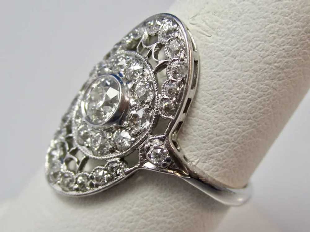 Antique Edwardian Diamond Engagement Wedding Ring… - image 4