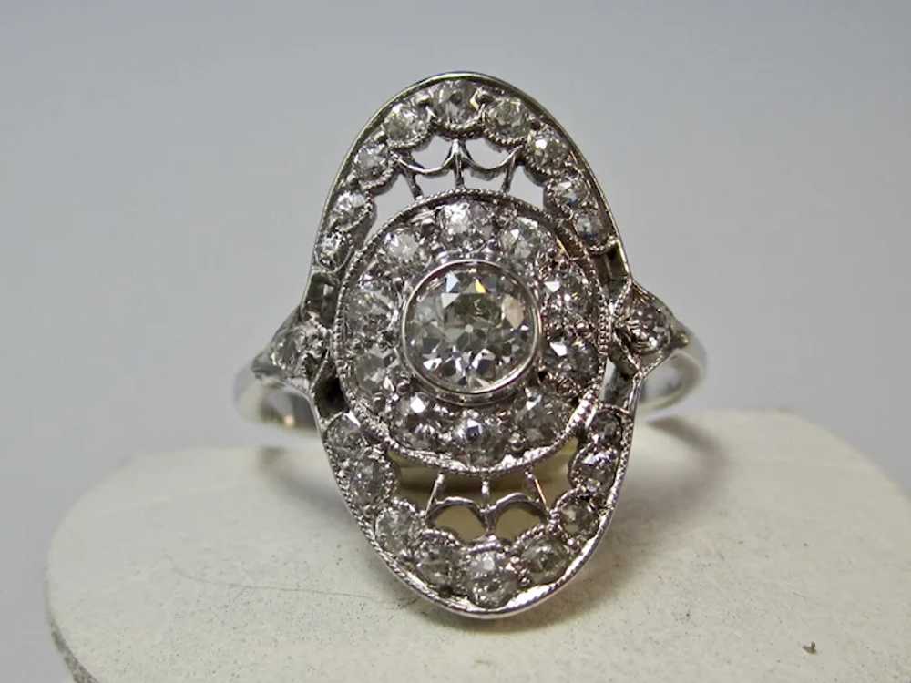 Antique Edwardian Diamond Engagement Wedding Ring… - image 5