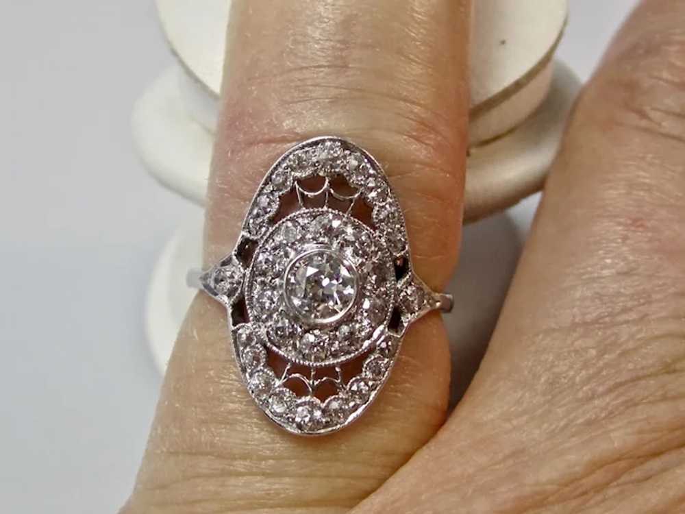 Antique Edwardian Diamond Engagement Wedding Ring… - image 6