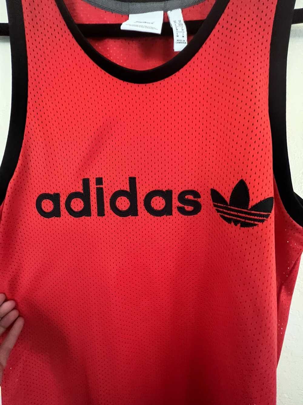 Adidas Mens medium adidas basketball jersey stree… - image 2