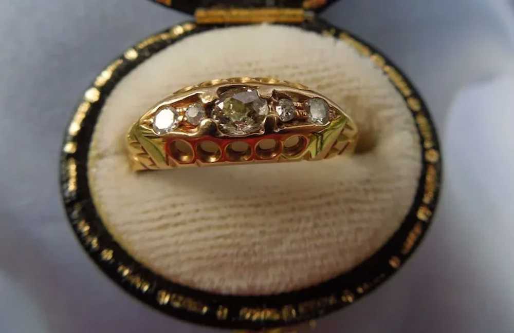 Diamond Band 18 carat, 1913 - image 2