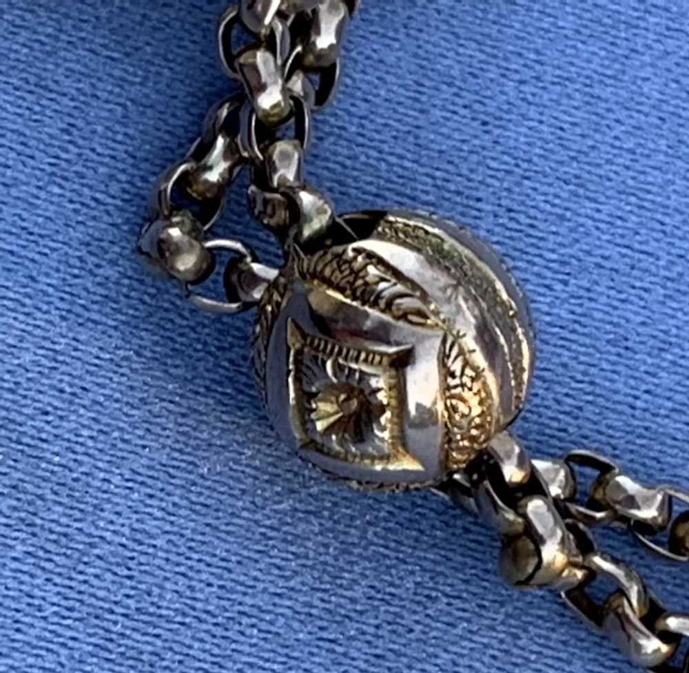 9 Carat Heart Bracelet, Late Victorian - image 4