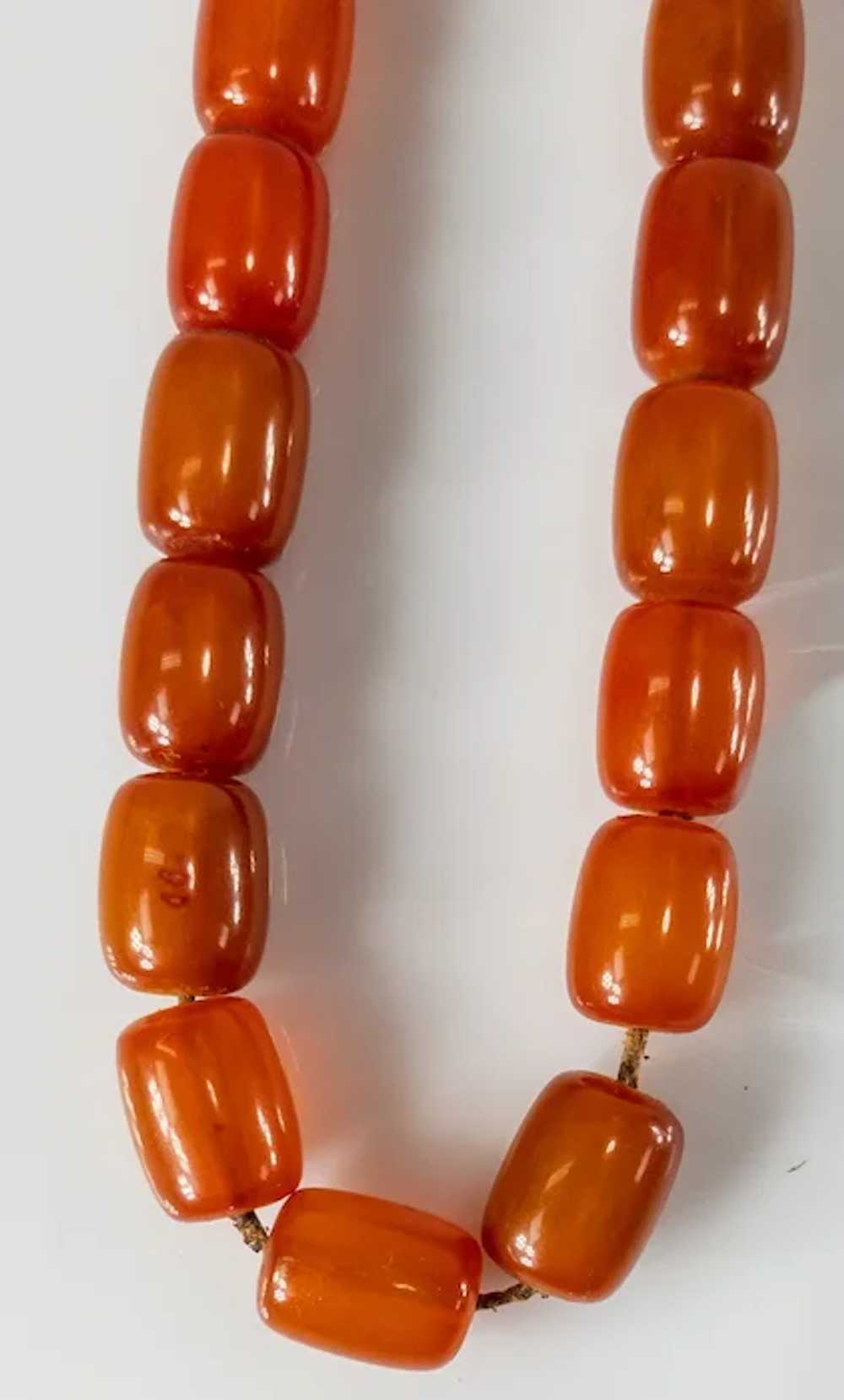 Vintage Bakelite Prayer Beads Necklace With Tassels outlet