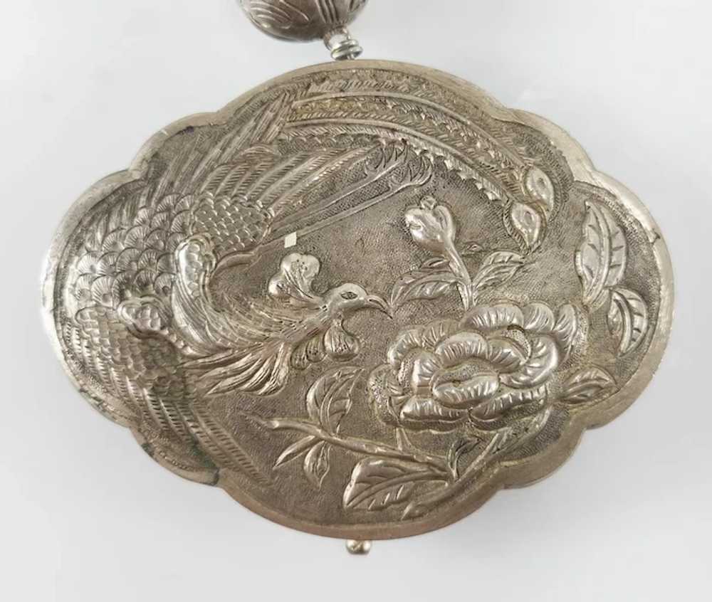 Chinese Necklace With Silver Phoenix Pendant - image 5