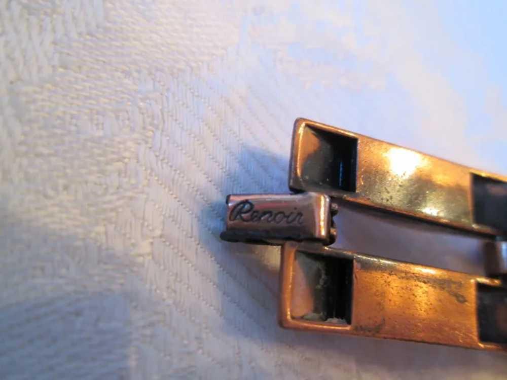 Renoir Seven-link Copper Bracelet & Earrings - image 6