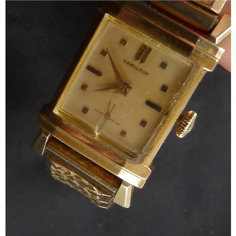 Hamilton Berkshire Men's Wrist Watch, 14K Yellow … - image 6