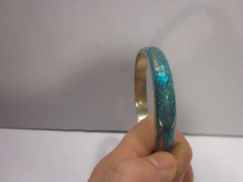 Sterling Silver Cloisonne Siam bracelet - image 2