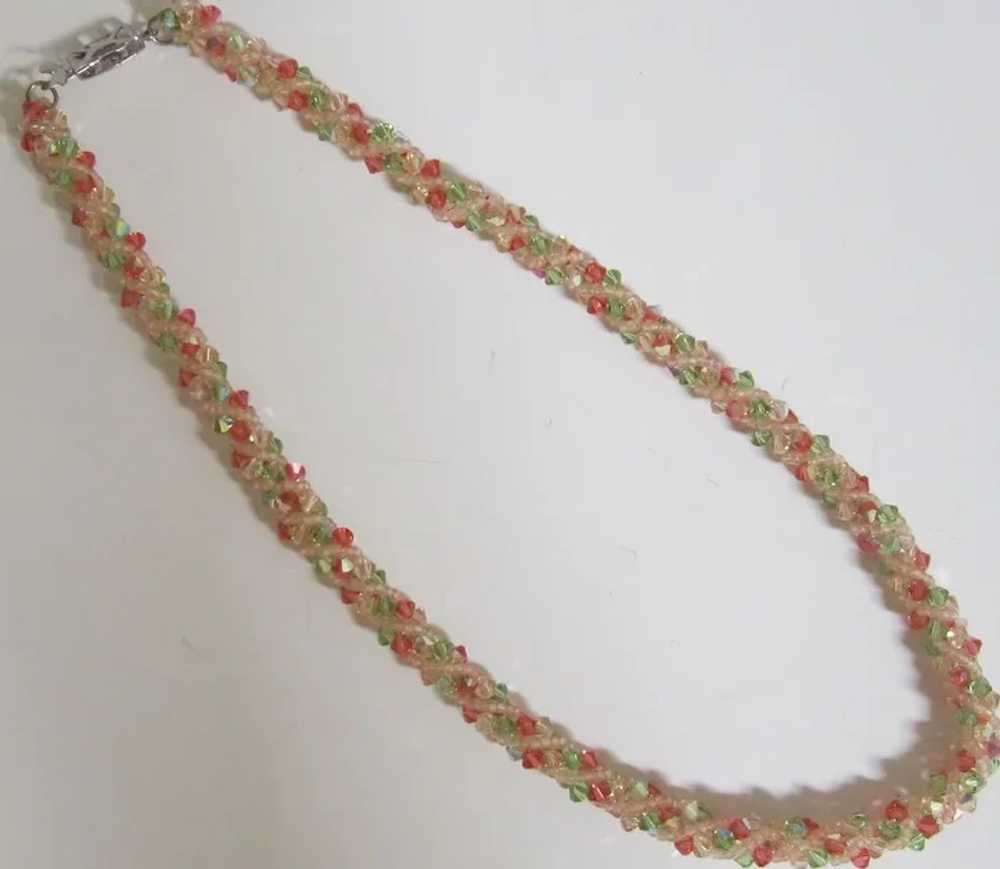 Vintage Glass Bead Necklace - image 3