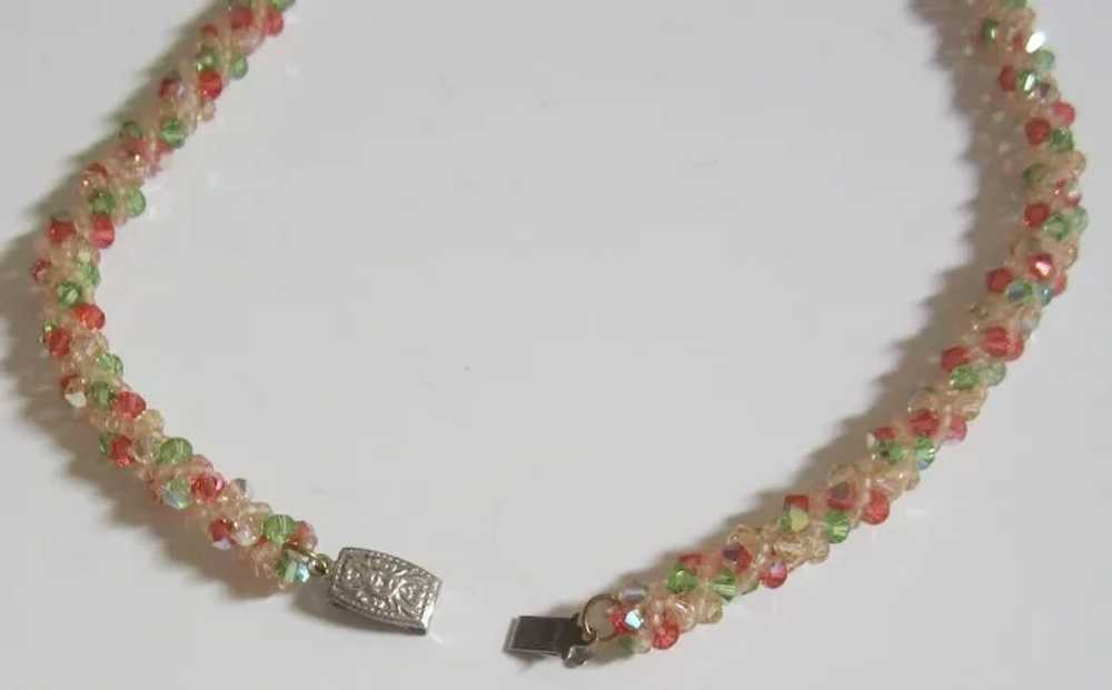 Vintage Glass Bead Necklace - image 4