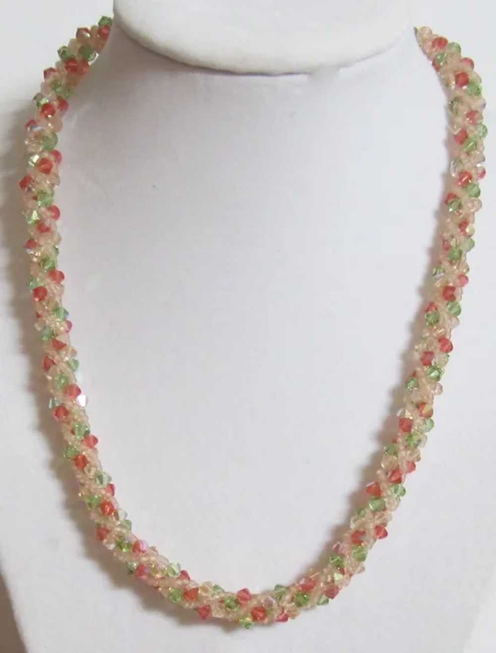 Vintage Glass Bead Necklace - image 6