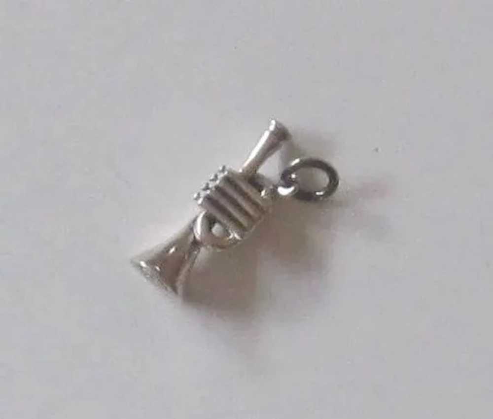 Sterling Silver Trumpet Charm - image 3