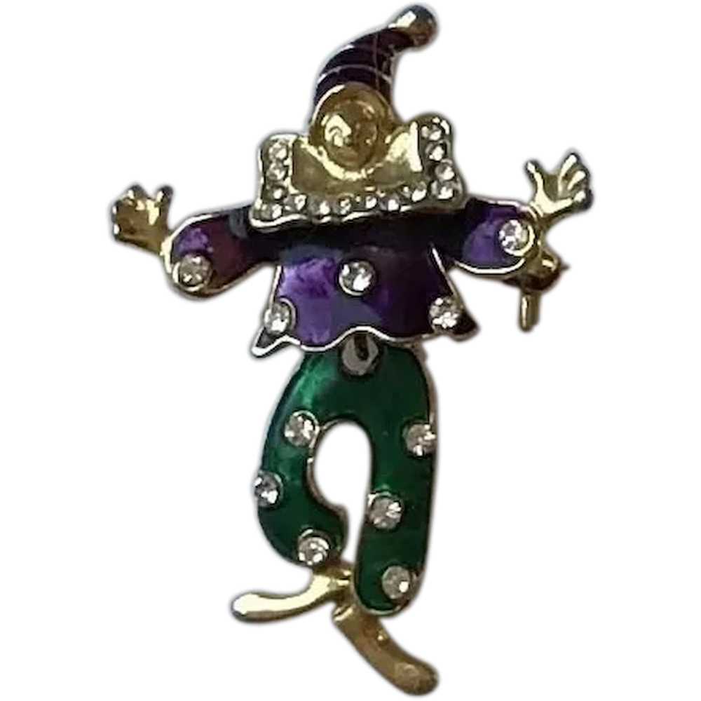 Articulated,  Clown Pendant,Pin - image 1