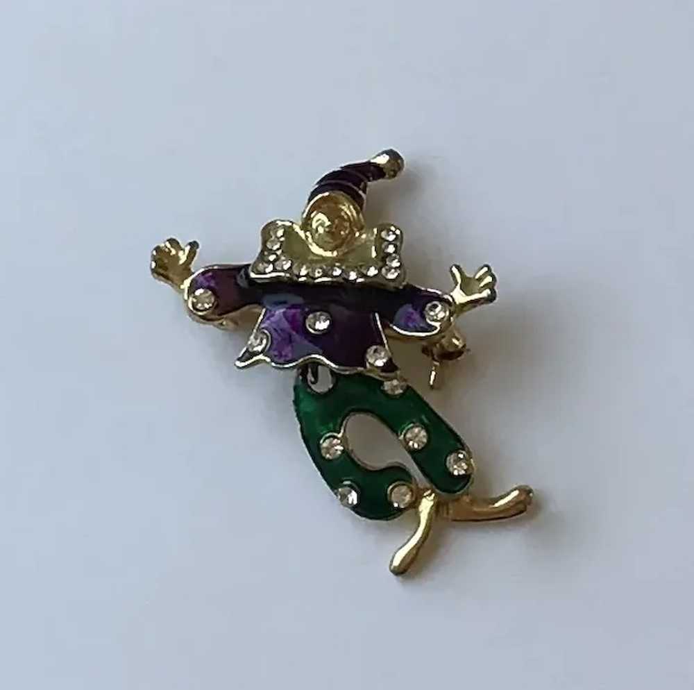 Articulated,  Clown Pendant,Pin - image 2