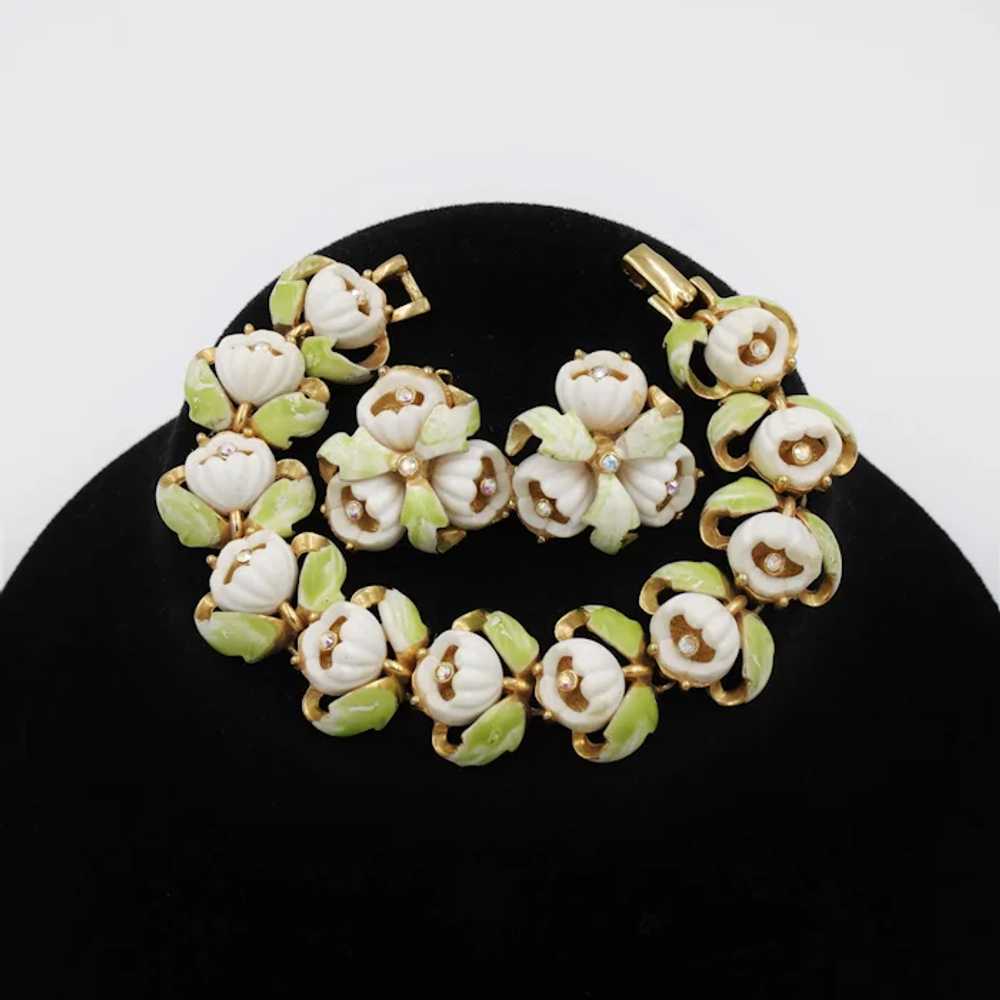 Bracelet Earrings Demi Kramer of New York Signed … - image 3
