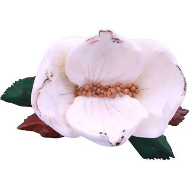 Brooch Pin Large Shell Flower Hand Made - image 1