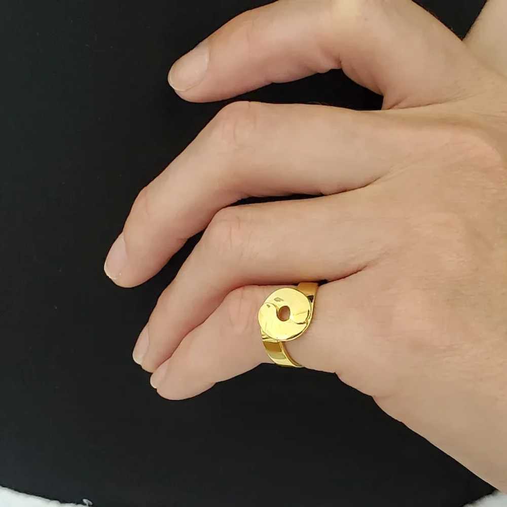 Dinh Van Paris Vintage Classic R14 Geometric Ring… - image 12