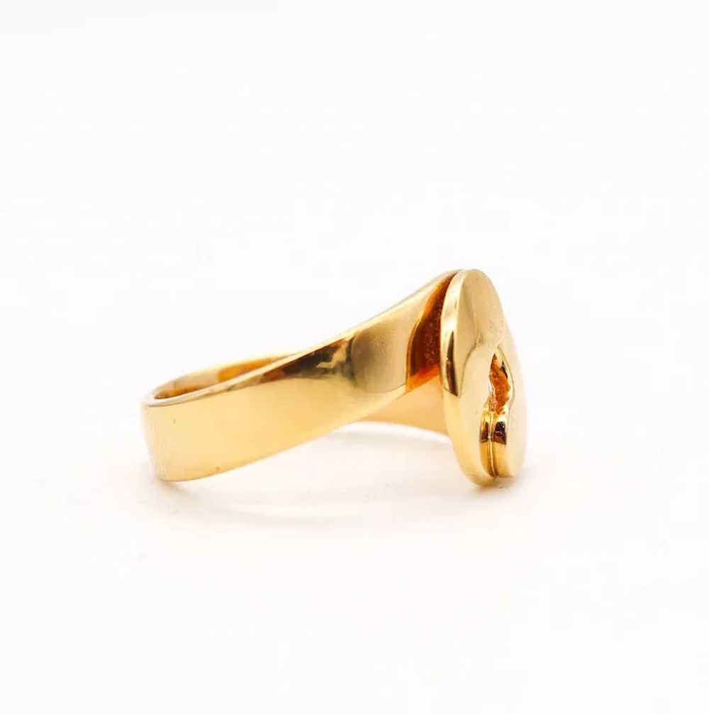 Dinh Van Paris Vintage Classic R14 Geometric Ring… - image 2