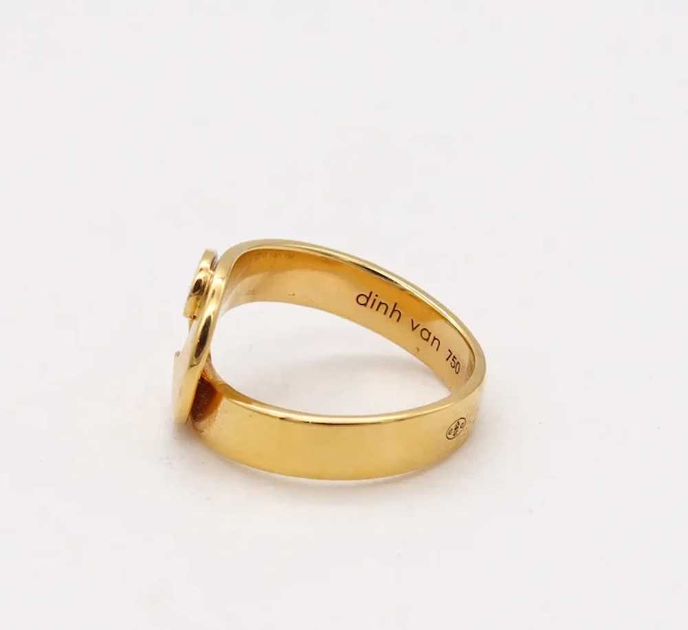 Dinh Van Paris Vintage Classic R14 Geometric Ring… - image 3