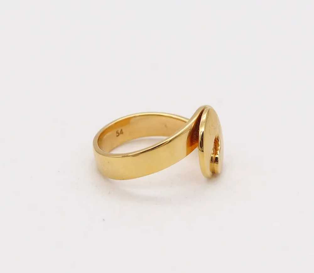 Dinh Van Paris Vintage Classic R14 Geometric Ring… - image 4