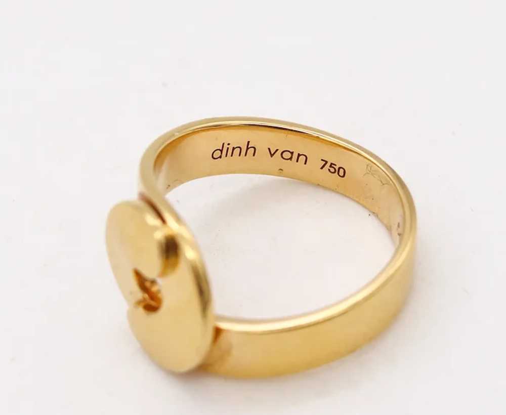 Dinh Van Paris Vintage Classic R14 Geometric Ring… - image 6