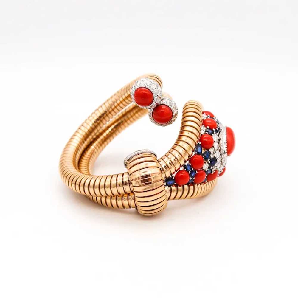 Italian 1970 Retro Tubogas Bangle-Bracelet in 18 … - image 3