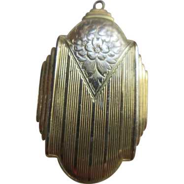 Older Vintage Evans Locket in Gold Fill - image 1