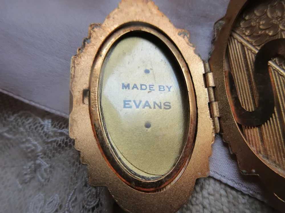 Older Vintage Evans Locket in Gold Fill - image 4