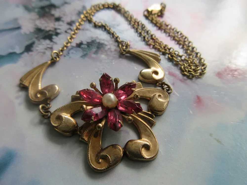Vintage AMCO Gold Fill Necklace - image 4
