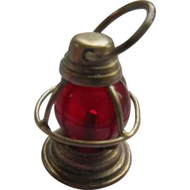 Antique Miniature Lantern Fob