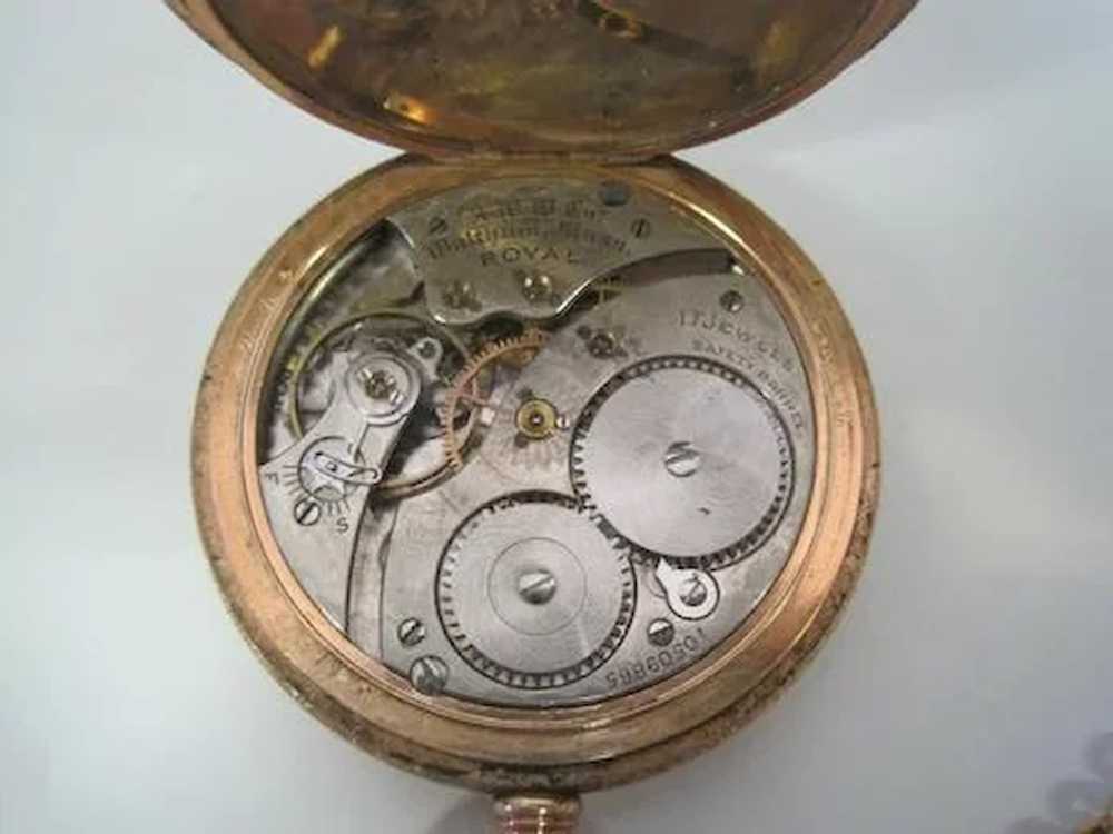 Lot #909 Waltham 17 Jewels "Royal" Pocket Watch w… - image 4