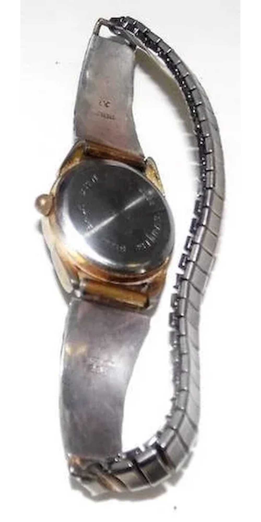 Art Noveau Sterling Watch Band & Watch - Marked R… - image 6