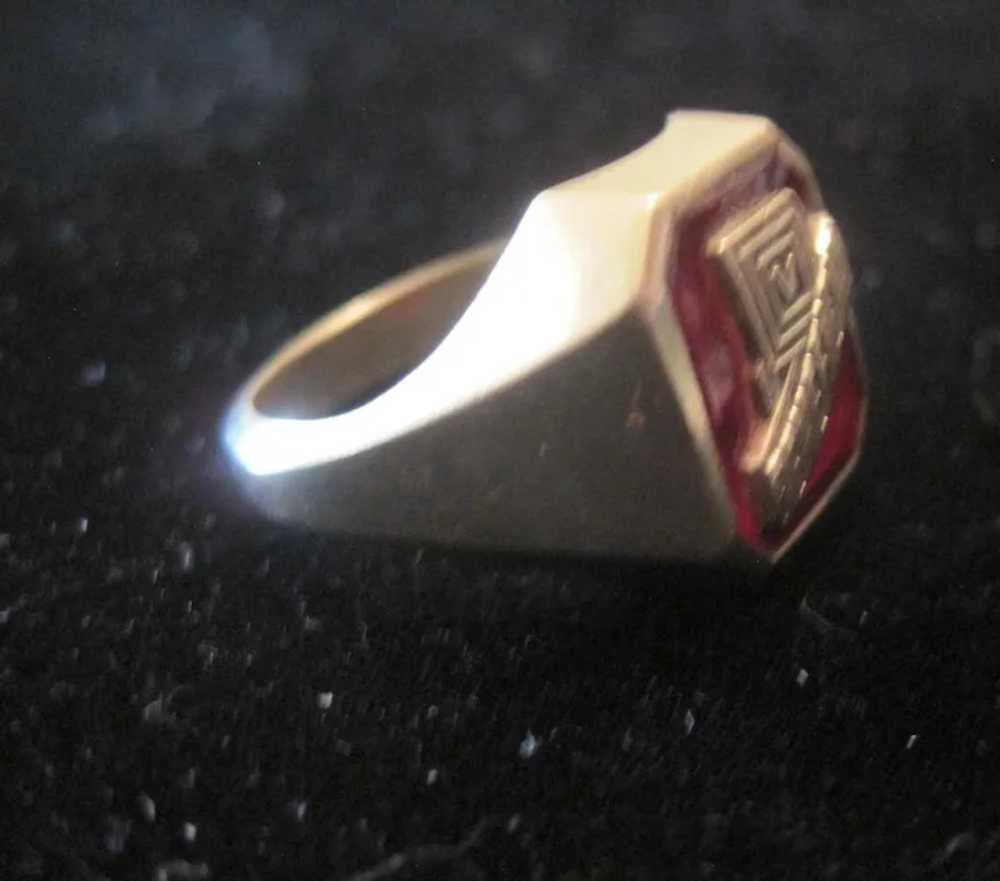 10KT Yellow Gold "Beneficial" Ring - Size 8.75 - image 2