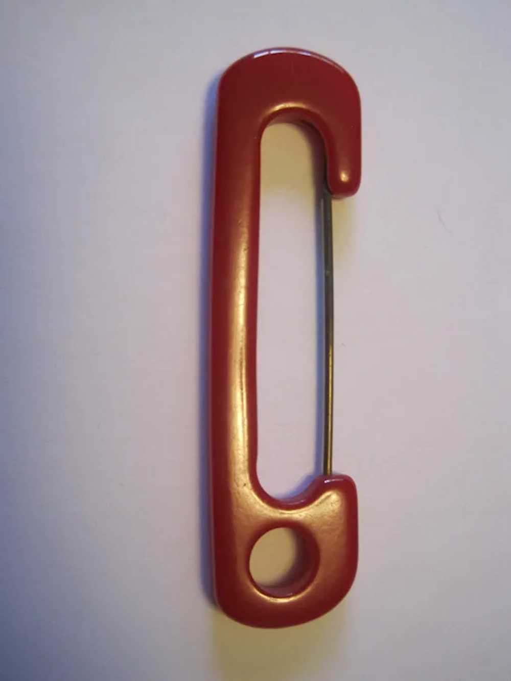 14K Vintage Safety Pin Simple Diaper Pin/Brooch Yellow Gold [CFXR