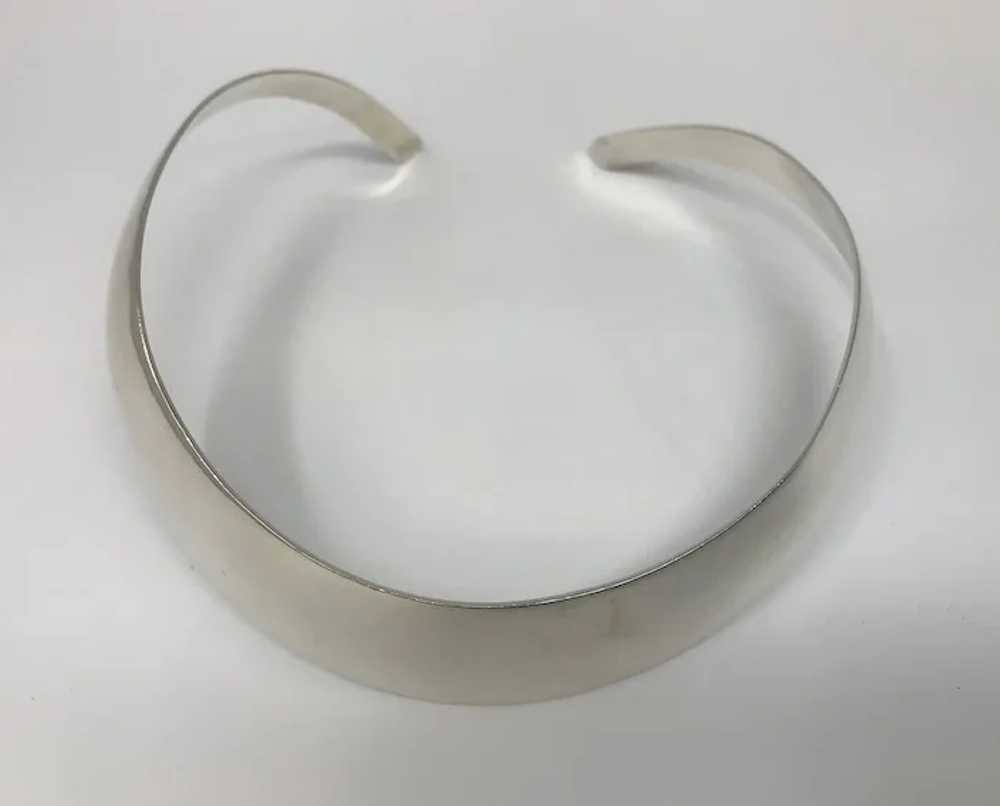 Vintage Henning Ulrichsen 925 Silver Choker - image 2