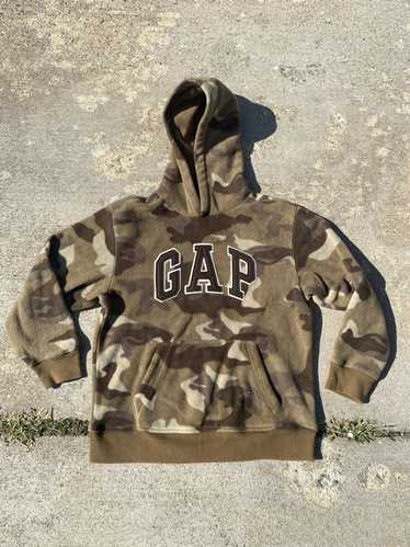 Gap × Vintage Vintage Fleece Gap Camo Hoodie